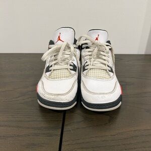 Size 2Y- Jordan 4 retro “red cement”